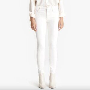 MOTHER the looker ankle in cream puffs wash size 23